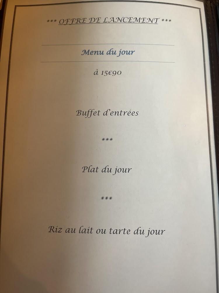 Le saint Jacques - Menu Image 4